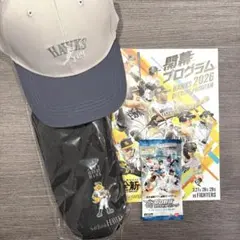 【新品】ソフトバンクホークス2026 4点セット　限定帽子他 （24番栗原選手）のサムネイル