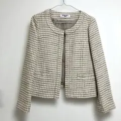 美品！NATURAL BEAUTY BASICツイードフォーマルジャケットM