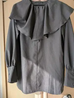 w closet ビッグカラーブラウス 長袖