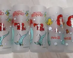 ディズニーリトルマーメイド　グラス(5個セット)