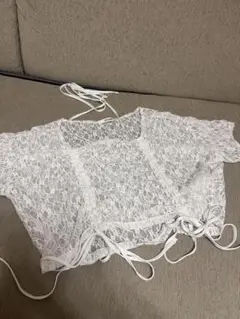 ナイスクラップ 刺繍ドロストトップス ホルター付き