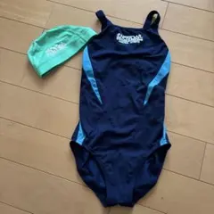 CENTRAL SPORTS 水着と水泳帽 セット　150 女の子
