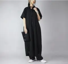 未使用 アンドイット スキッパー＆ベーシック シャツワンピース L