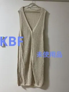 KBF テープヤーン2WAYジレワンピース　未使用品のサムネイル