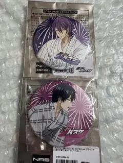 黒子のバスケ　花火ver. 缶バッジ　紫原敦　氷室辰也②