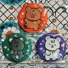 【最終値下げ】IMPACT 刺繍缶バッチ