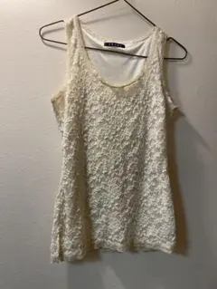 INGNI イング　レースタンクトップ　M  インナー　アイボリー