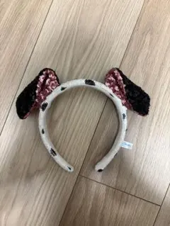 東京ディズニーリゾート カチューシャ スパンコール ダルメシアン柄