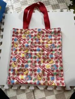 swimmer ハンドバック　赤　チェック