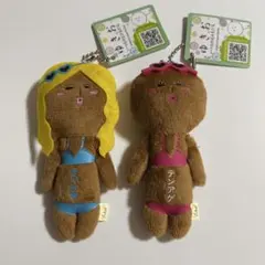 ゆきお【日焼けギャル きゃわ テンアゲ】 新品 ご当地キーホルダー 2点セットのサムネイル