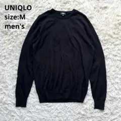 【UNIQLO ユニクロ】エクストラファイン メリノクルーネック セーター【M】