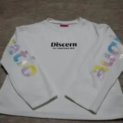 長袖カットソー ホワイト 150 本日の300円