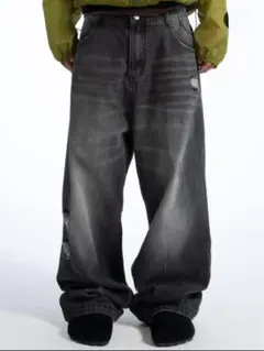 【COLN】2x back pocket wide jeans (2c) L