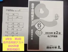2026年最新】四谷大塚 合不合判定テスト 6年の人気アイテム - メルカリ