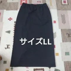 しまむらterawearemuコラボタイトスカートブラックサイズLLのサムネイル