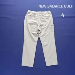 ニューバランスゴルフ　ロングパンツ　スエット　グレー　ウエストゴム　4/M