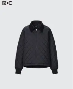 ユニクロ C パフテックブルゾン ブラック XL