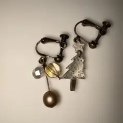 クリスマスツリー デザイン イヤリング