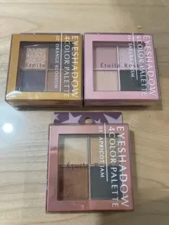 Étoile Rose エトワルローズ　アイシャドウパレット 4色3個セット