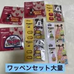 Disney ミッキーマウス ワッペン 8枚セット ツムツムワッペン