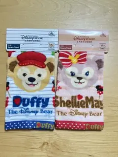 上海ディズニー　ダッフィ　シェリーメイ　タオル