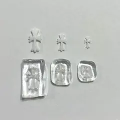大　中　小　クロス ネイルパーツ シリコンモールドクロスモールド ネイルアート