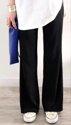 クラシカルエルフ ブラック フレア パンツ