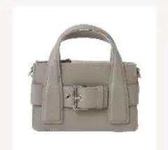 DIANA ショルダーバッグ ライトグレー