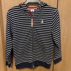 PETIT BATEAU フード付きパーカー 8ans