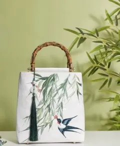 ハンドルの和装用バッグ 利休バッグ 礼装バッグ 着物バッグ トートバッグ 入学式