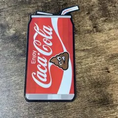 パロディ ステッカー Caca-Cola