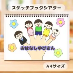 おはなしゆびさん　保育教材　スケッチブックシアター　素材