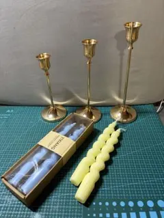 結婚式 ウェルカムスペース 装飾 キャンドルスタンド ツイストキャンドル