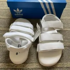 adidas originals アディレッタ サンダル WHT 22.5cm
