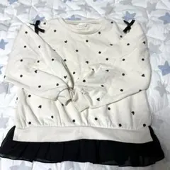 SIMPLE FREE ハート柄 トレーナー 110cm