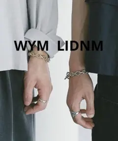 【WYM LIDNM】ANCHOR TWIST BRACELET ゴールド