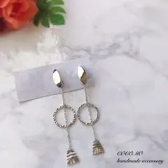 ハンドメイド ピアス NO.104 ♪