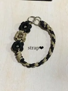 パラコードストラップ　ハンドストラップ　携帯ストラップ