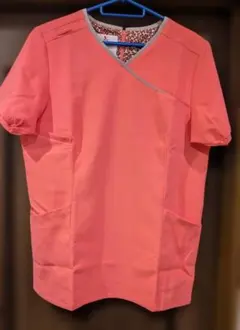 Wacoal スクラブ トップス LLサイズ コーラルピンクのサムネイル