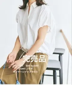 フランドル　DAY by DAY STORY 5月号コラボギャザーシャツブラウスのサムネイル