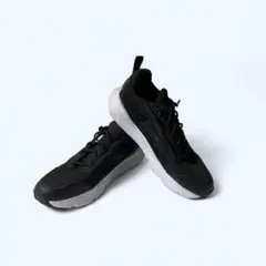 Reebok スニーカー ブラック×ホワイト 24.5cm ユニセックス