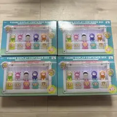 フィギュア ディスプレイコンテナボックス LEDライト付き　4点セット