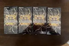 遊戯王　未開封4BOXセット　リミットオーバーコレクションプロモ2パック付き