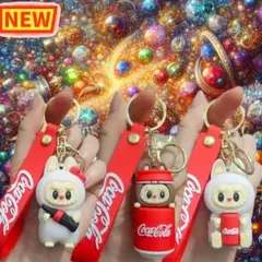LABUBU ラブブキーホルダー コカ・コーライベント☆レア商品 3点大人気