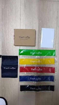 TheFitLife トレーニングチューブ 5本セット