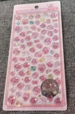 ボンボンドロップシール　しずくちゃん　mini　ピンク　新品