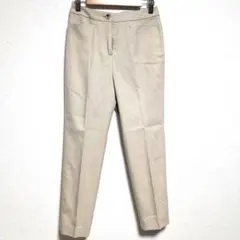 【日本製】クリスチャンオジャール ウール混 テーパードパンツ ベージュ サイズ5