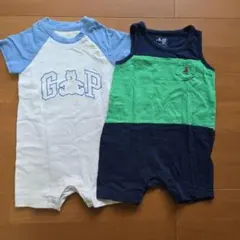 babyGap 半袖　ノースリーブ　ロンパース　 まとめ売り 6-12ヶ月　70