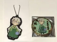 鬼滅の刃 不死川実弥 ニジゲンノモリ 缶バッジ ラバーキーホルダー 購入特典