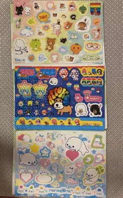 ジャンボシールダス サンエックス オールスターズ2 3枚セット